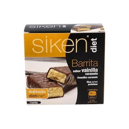 SIKEN Barrita Vainilla Caramelo 5 Unités