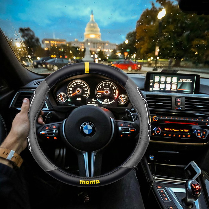 Momo Housse De Volant Momo Fun Noir-Gris M 38-39 cm MOMLSWC0FUNBG Style Sportif Polyuréthane