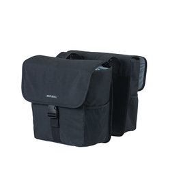 Basil Sacoches Vélo GO Double 32L Polyster Imperméable Fixation Portebagages