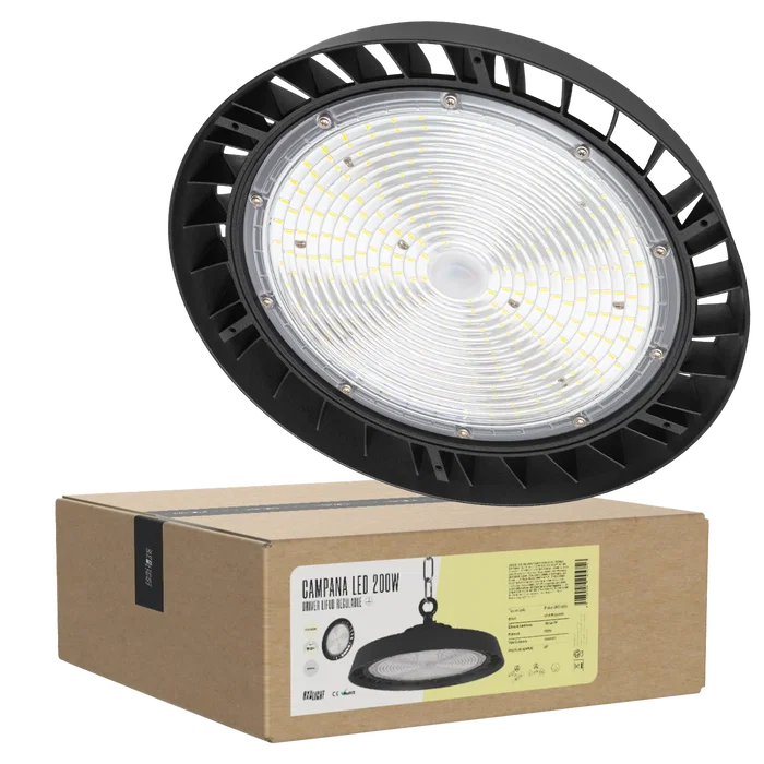 BX3 Campana LED 200W Blanc Froid 36000Lm avec Driver Lifud et Chip Philips