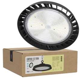 BX3 Campana LED 200W Blanc Froid 36000Lm avec Driver Lifud et Chip Philips