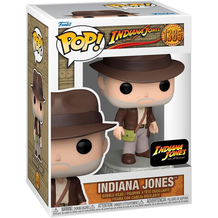 Funko Pop! Figurine Indiana Jones et le Cadran du Destin - Vinyle - Référence 63986 - Version multilingue (français inclus)