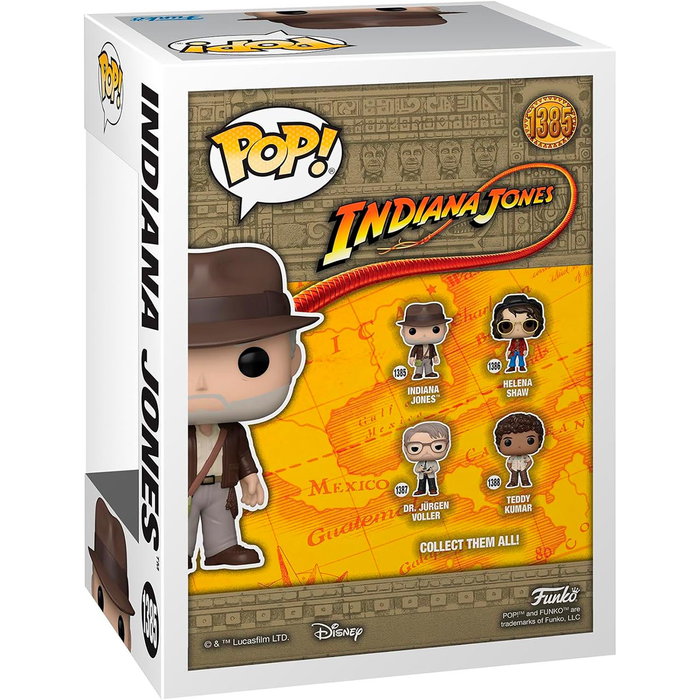 Funko Pop! Figurine Indiana Jones et le Cadran du Destin - Vinyle - Référence 63986 - Version multilingue (français inclus)