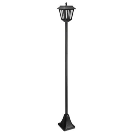 Smart Solar Lampadaire solaire lanterne 170 cm avec lentille verre effet goutte, LED blanc froid