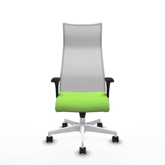 Piqueras y Crespo Chaise de Bureau Albacete Pistache et Blanc