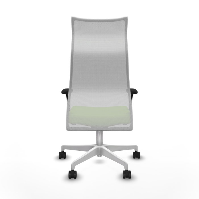 Piqueras y Crespo Chaise de Bureau Albacete Pistache et Blanc