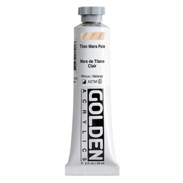Golden Peinture Acrylique Heavy Body Titanium Mars Clair 59 ml