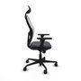 Piqueras y Crespo Chaise de Bureau Jorquera 3D036N1 Gris foncé