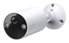 TP-LINK Caméra de surveillance TC82, caméra IP WiFi intérieur/extérieur, détection de mouvement, blanc/noir