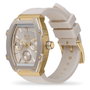 Ice 022869 Montre Analogique Dorée et Blanche