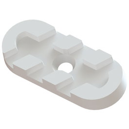 HERRAJES ALK Glisseur Zoleta 33x14 mm Blanc (Lot de 100)