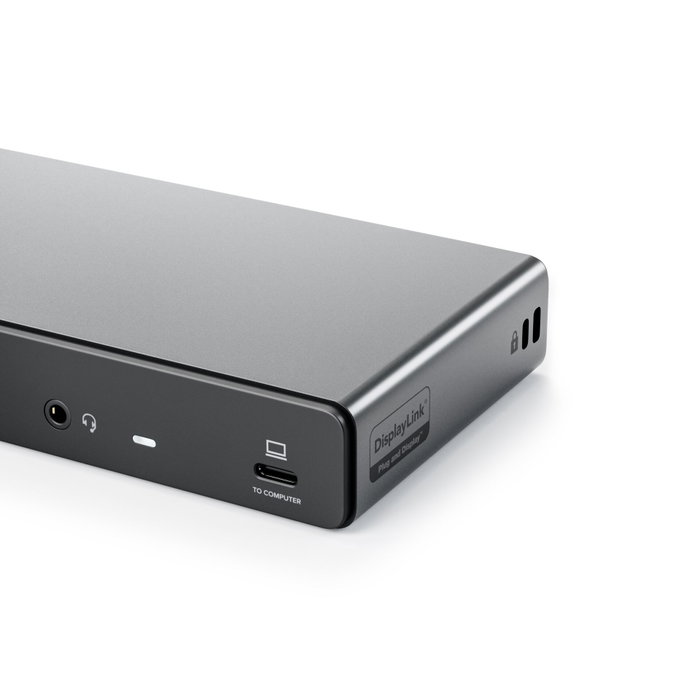 Alogic DV4 Quad Display Docking Station 14-en-1 USB-C PD Space Grey