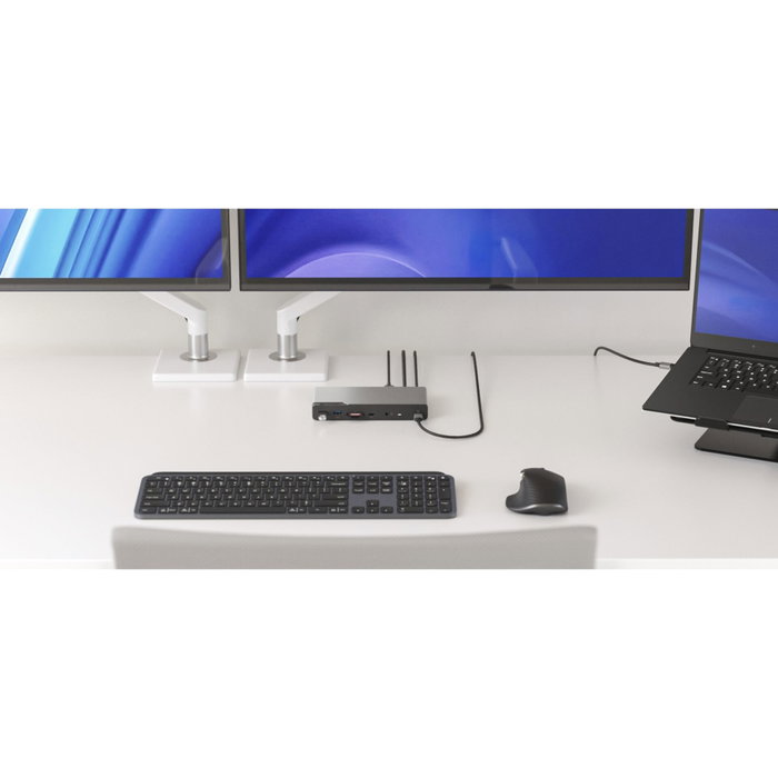 Alogic DV4 Quad Display Docking Station 14-en-1 USB-C PD Space Grey