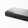 Alogic DV4 Quad Display Docking Station 14-en-1 USB-C PD Space Grey