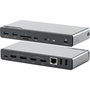Alogic DV4 Quad Display Docking Station 14-en-1 USB-C PD Space Grey