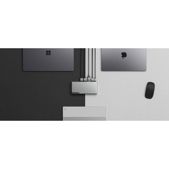 Alogic DV4 Quad Display Docking Station 14-en-1 USB-C PD Space Grey