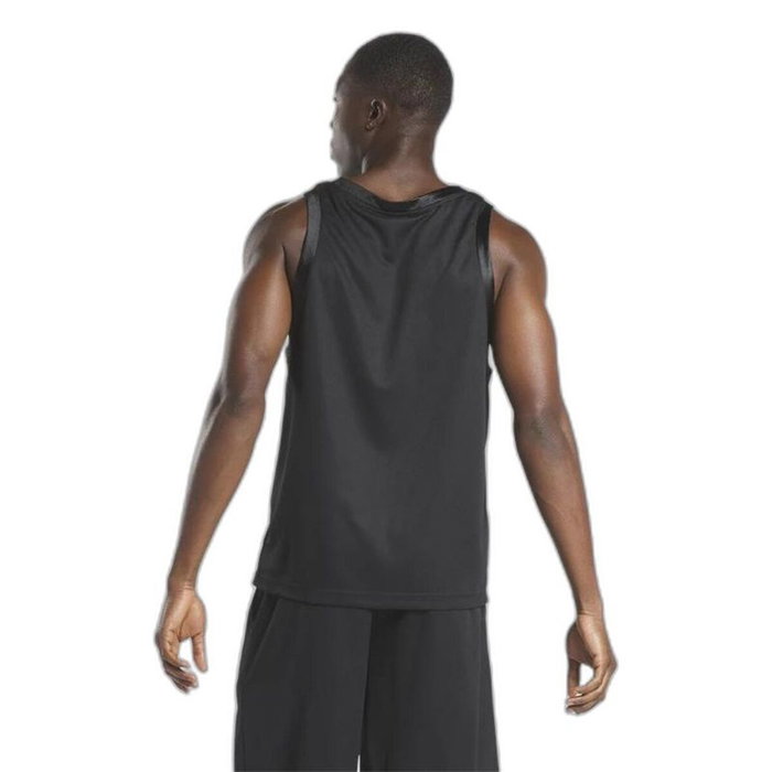t-shirt de basket Reebok Basketball Mesh Noir