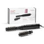 BaByliss AS86E Smooth Shape Brosse Chauffante Lisseuse 2 Tailles 19 mm et 23 mm 3 Niveaux de Chaleur 300 W pour Volume et Ondulations Cheveux Courts