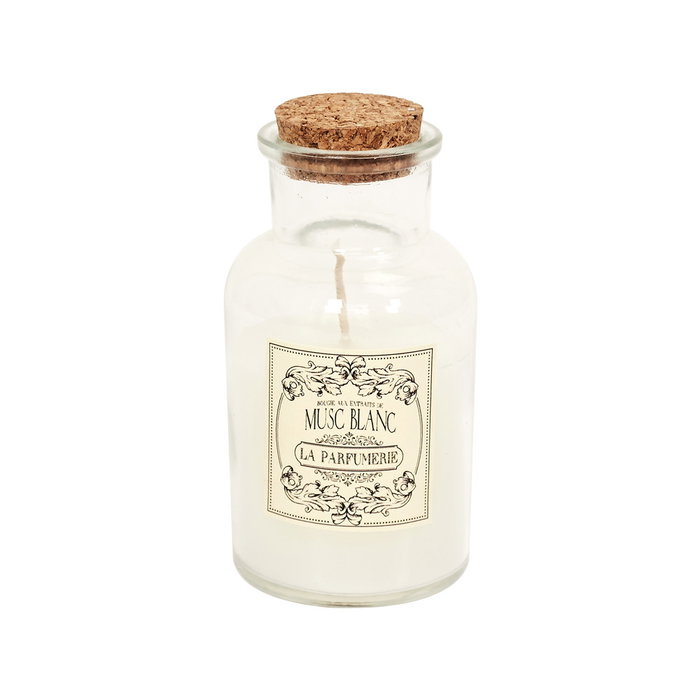 Home Deco Factory Bougie Parfumée en Flacon de Verre Home Deco Factory Bougie Parfumée en Flacon de Verre