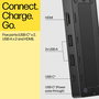 HP Concentrateur USB-C de voyage G3 - Hub avec 2x USB-C, 2x USB-A, HDMI 4K 60Hz - Alimentation pass-through - Compatible PC/Mac