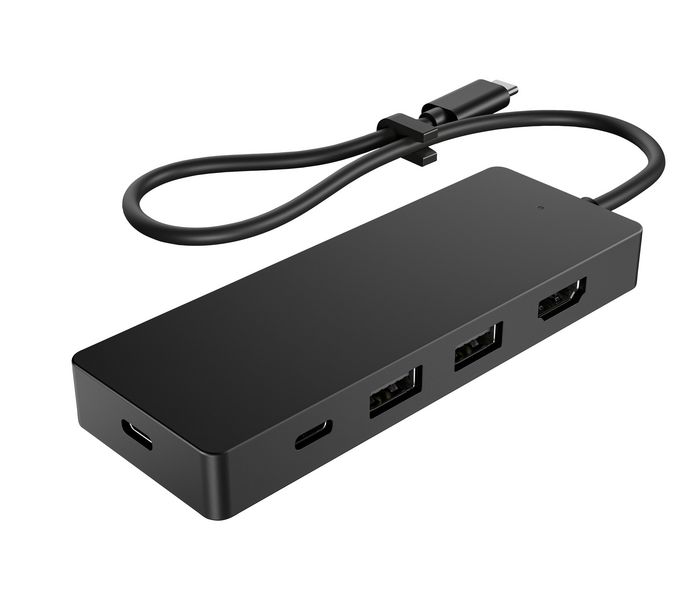 HP Concentrateur USB-C de voyage G3 - Hub avec 2x USB-C, 2x USB-A, HDMI 4K 60Hz - Alimentation pass-through - Compatible PC/Mac HP Concentrateur USB-C de voyage G3 - Hub avec 2x USB-C, 2x USB-A, HDMI 4K 60Hz - Alimentation pass-through - Compatible PC/Mac