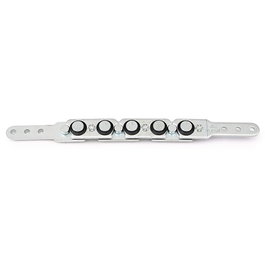 Q&Q Articulation plate courte en fer zincé, 295 mm, 5 nœuds
