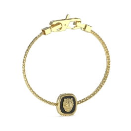 GUESS Pulsera Lion King Dorée en Acier Inoxydable