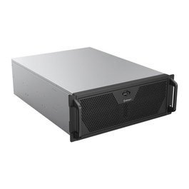 Unykach UK4340 Boîtier Rack 4U 19 pouces Noir/Argent