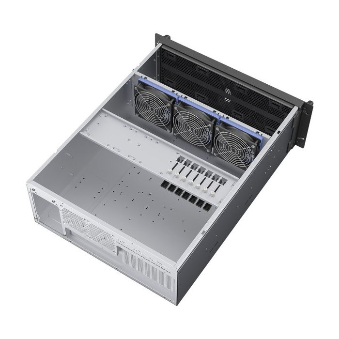 Unykach UK4340 Boîtier Rack 4U 19 pouces Noir/Argent Unykach UK4340 Boîtier Rack 4U 19 pouces Noir/Argent