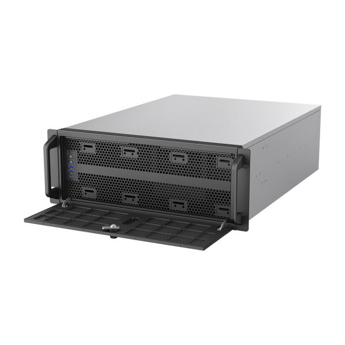 Unykach UK4340 Boîtier Rack 4U 19 pouces Noir/Argent Unykach UK4340 Boîtier Rack 4U 19 pouces Noir/Argent