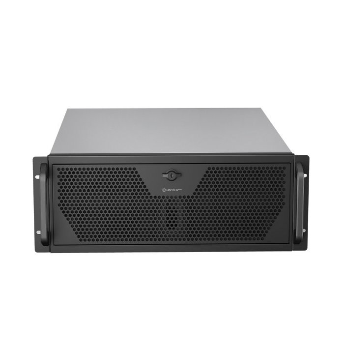 Unykach UK4340 Boîtier Rack 4U 19 pouces Noir/Argent Unykach UK4340 Boîtier Rack 4U 19 pouces Noir/Argent