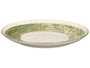 Vessia Assiette Plate Patinée Vert 26 cm porcelaine vert et blanc (Set de 24)