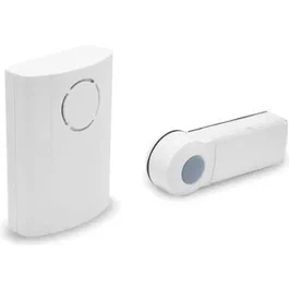 Extel Carillo - Carillon sans fil portée 100m avec 36 sonneries et bouton étanche IP44