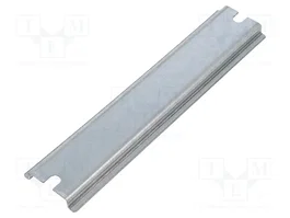 FIBOX Rail DIN TS35 en acier avec placage zinc, 166mm x 35mm