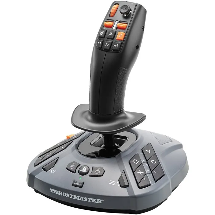 Thrustmaster T128 Pack Volant + Pédalier SimTask Farming - Compatible PC et PS5 - Noir - Simulation Agricole