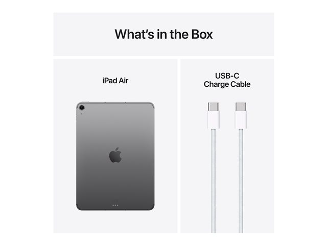 Apple iPad Air M3 11" 8 Go RAM 128 Go Stockage iPadOS 18 Wi-Fi 6E Space Gray