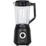 Livoo Blender Mixeur 600 W - Capacité 1.5 L, 2 Vitesses, Lames Inox 22 000 tours/min - Noir - Idéal pour Smoothies et Soupes