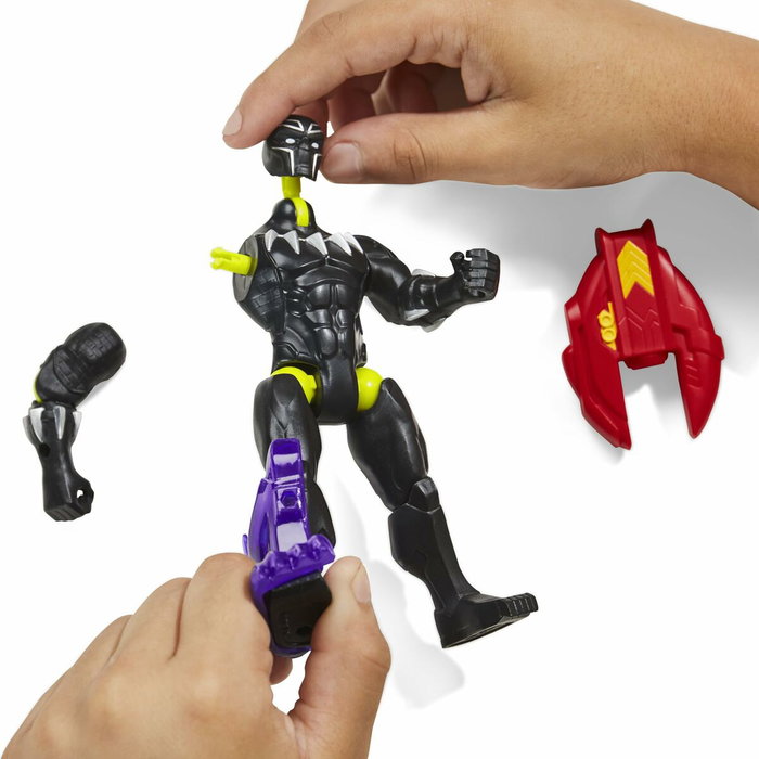 Hasbro MixMashers Black Panther - Figurine 12 cm personnalisable avec accessoires