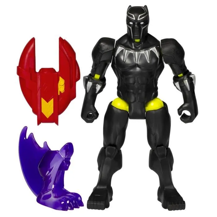 Hasbro Marvel MixMashers Black Panther - Figurine de 12 cm personnalisable avec accessoires à mélanger et combiner - Dès 4 ans Hasbro Marvel MixMashers Black Panther - Figurine de 12 cm personnalisable avec accessoires à mélanger et combiner - Dès 4 ans