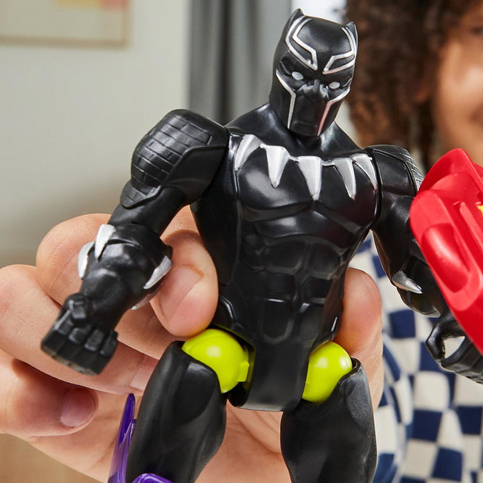 Hasbro MixMashers Black Panther - Figurine 12 cm personnalisable avec accessoires