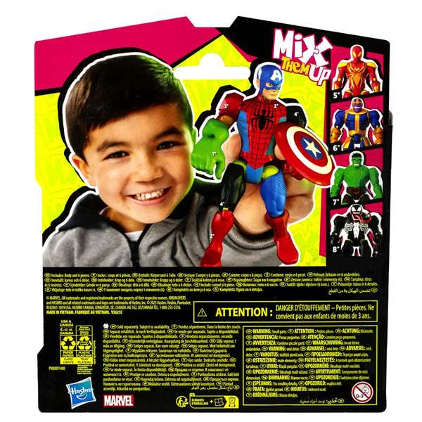 Hasbro MixMashers Black Panther - Figurine Marvel de 12 cm personnalisable