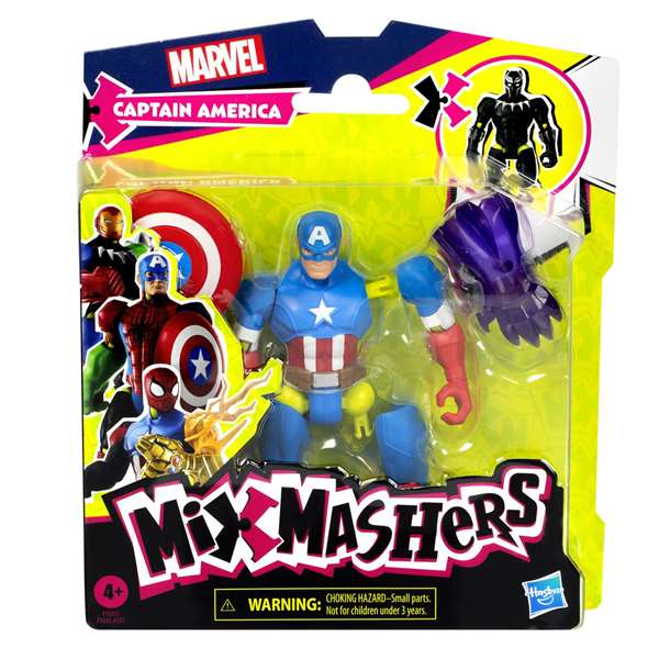 Hasbro MixMashers Black Panther - Figurine Marvel de 12 cm personnalisable