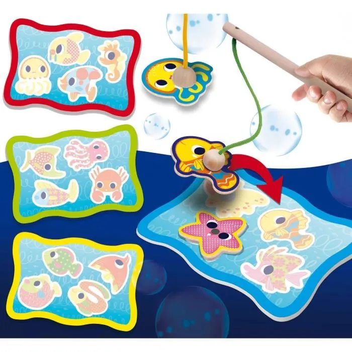 Lisciani Giochi Peche a la ligne - Jeu Montessori en Bois