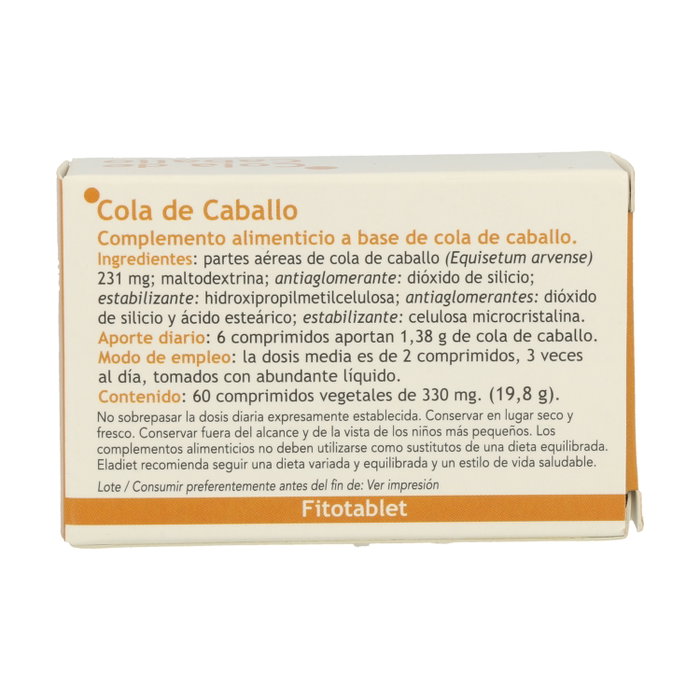 ELADIET FITOTABLET Cola de caballo 60 comprimés