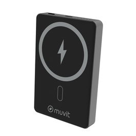 Powerbank Muvit for Change Noir Aluminium 10000 mAh