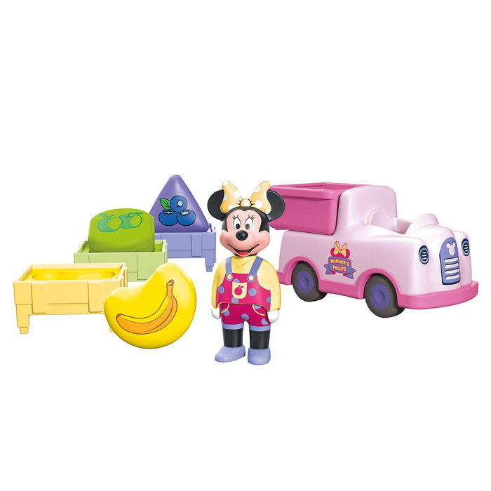 Playmobil Junior Minnie avec voiturette de fruits Disney 71770 (8 pièces)​