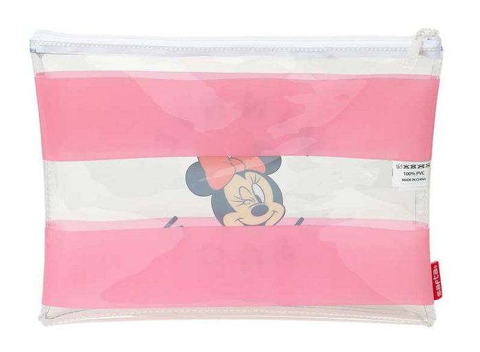 Trousse de toilette enfant Minnie Mouse Beach Rose Transparent Trousse de toilette enfant Minnie Mouse Beach Rose Transparent