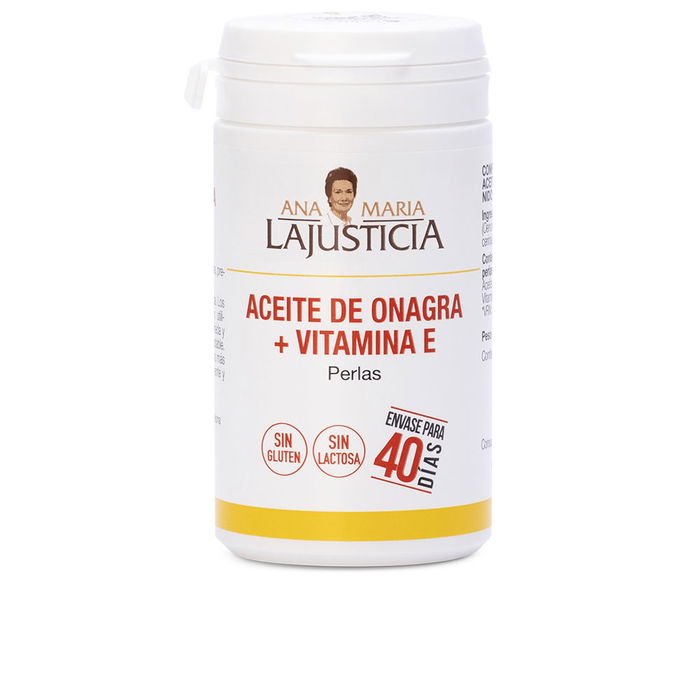 Ana Maria Lajusticia Huile d'Impression du Soir + Vitamine E 80 perles - Complément alimentaire pour la protection cellulaire et la fluidité sanguine Ana Maria Lajusticia Huile d'Impression du Soir + Vitamine E 80 perles - Complément alimentaire pour la protection cellulaire et la fluidité sanguine