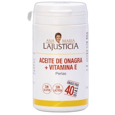 Ana Maria Lajusticia Huile d'Onagre + Vitamine E, 80 perles Ana Maria Lajusticia Huile d'Onagre + Vitamine E, 80 perles