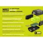 Ryobi Kit batterie et chargeur Lithium+ 36V - 6,0Ah - RY36BK60B-160